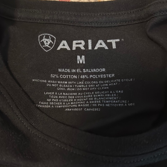 Ariat Black Sleeveless Top with Colorful Eagle Design - Picture 2 of 3